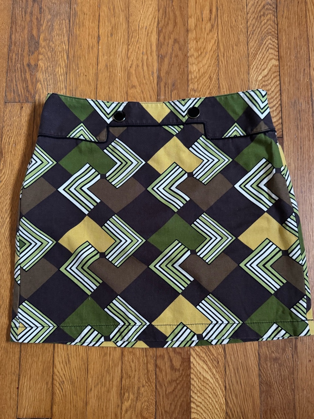 Ann Taylor Loft Geometric Mini Skirt